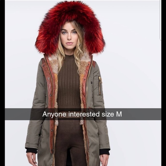 red fur lined parka